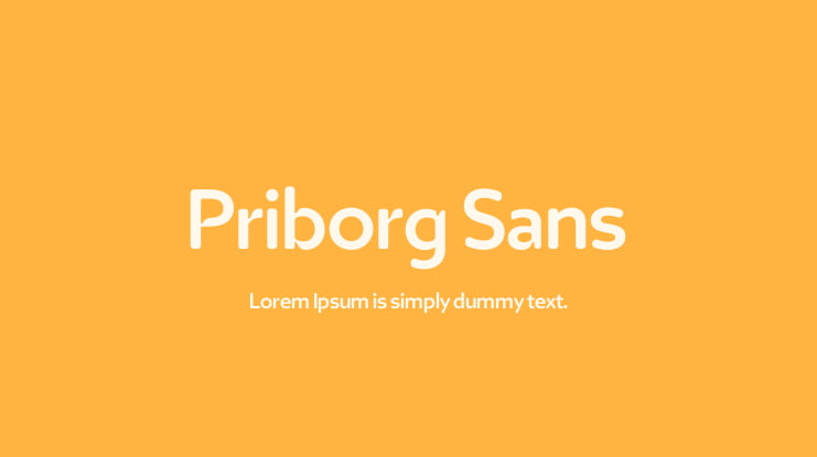 Priborg Sans Font