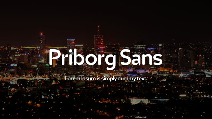 Priborg Sans Font
