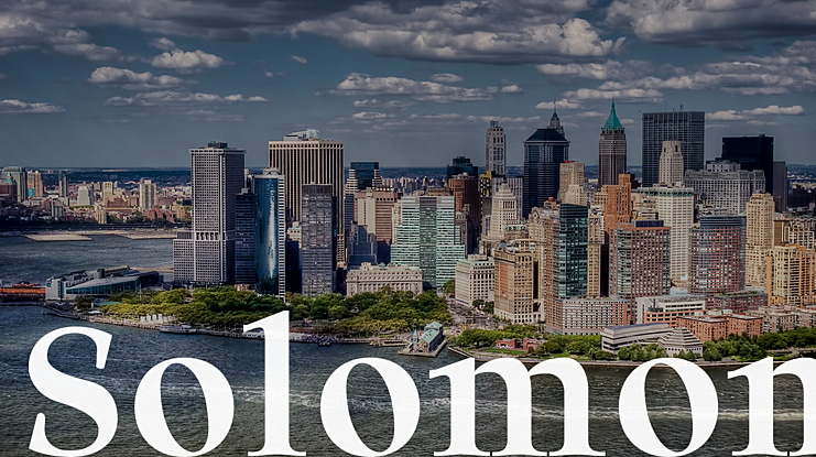 Solomon Font