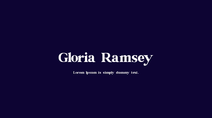 Download Free Gloria Ramsey Font Download Free For Desktop Webfont Fonts Typography