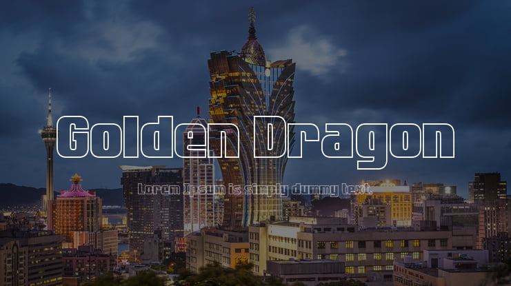 Golden Dragon Font Family
