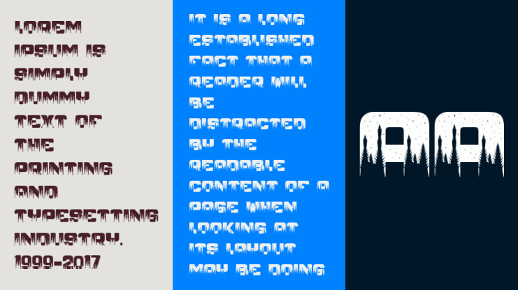 PINE JUNGLE NIGHT Font