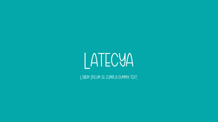 Latecya Font