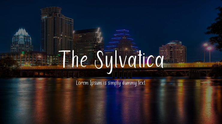 The Sylvatica Font