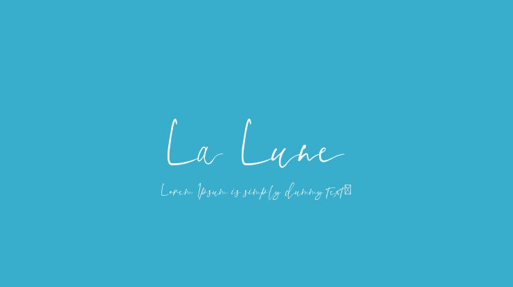 La Lune Font