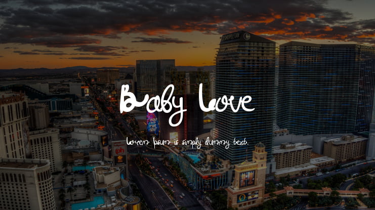 Baby Love Font