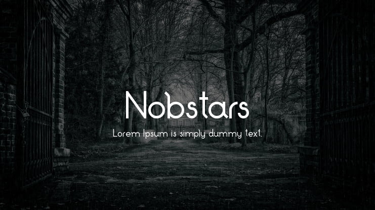 Nobstars Font