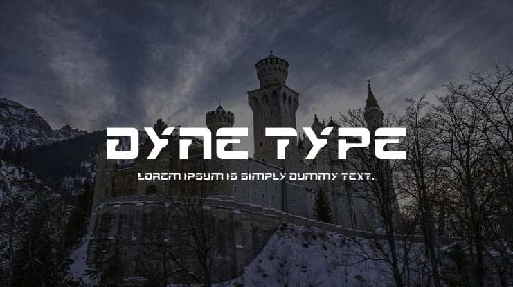 Dyne Type Font