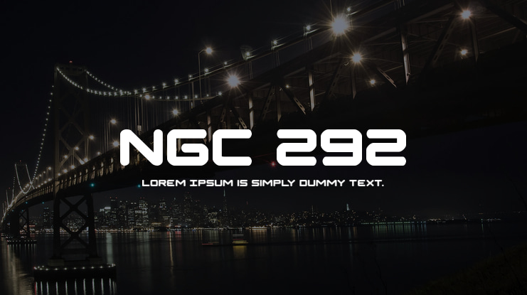 NGC 292 Font Family