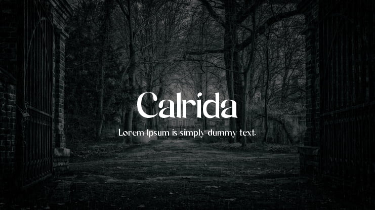 Calrida Font