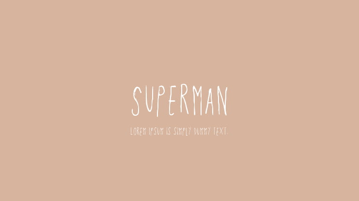 Superman Font