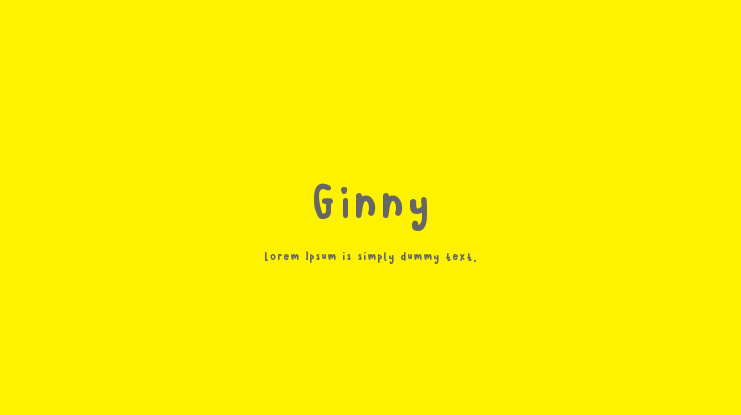 Ginny Font