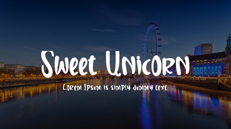 Sweet Unicorn Font