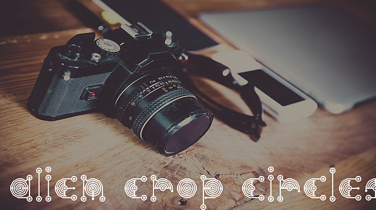 Alien Crop Circles Font