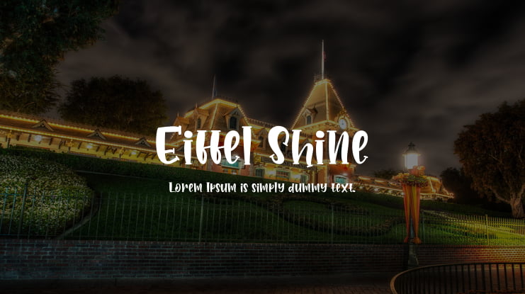 Eiffel Shine Font