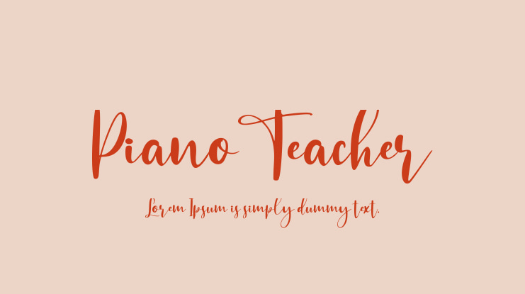 PianoTeacher Font
