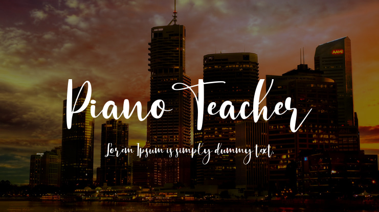 PianoTeacher Font