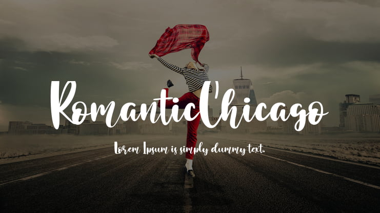 RomanticChicago Font