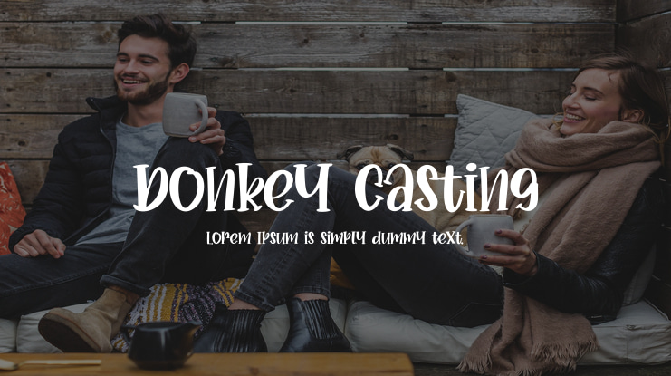 Donkey Casting Font