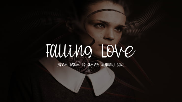 Falling Love Font