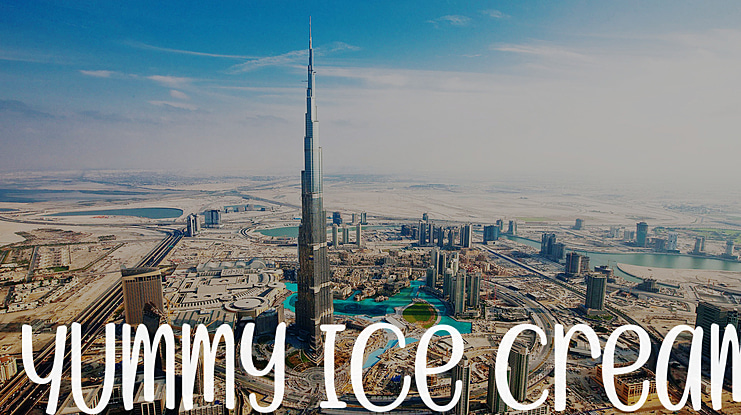 Yummy Ice Cream Font