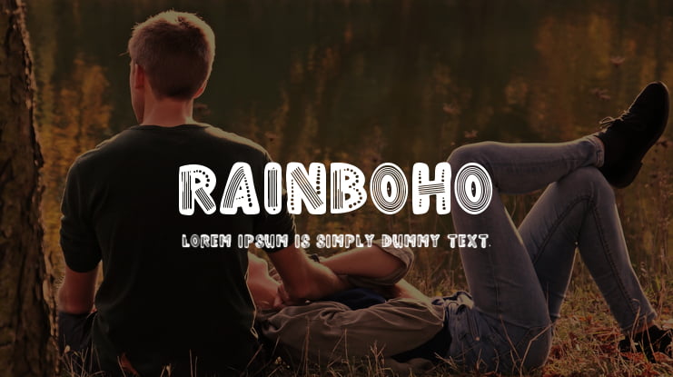 Rainboho Font