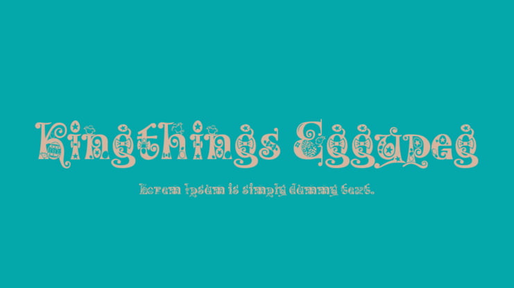 Kingthings Eggypeg Font