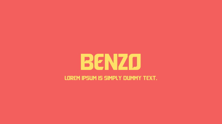 Benzo Font