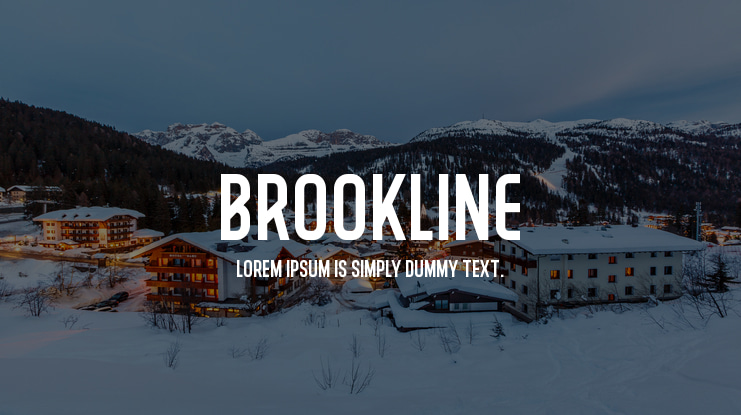 BROOKLINE Font