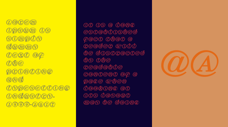 Arrobatherapy Font