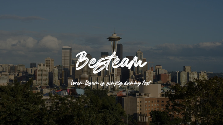 Besteam Font