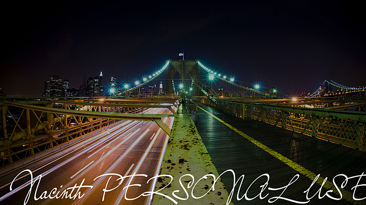 Nacinth PERSONAL USE Font Family