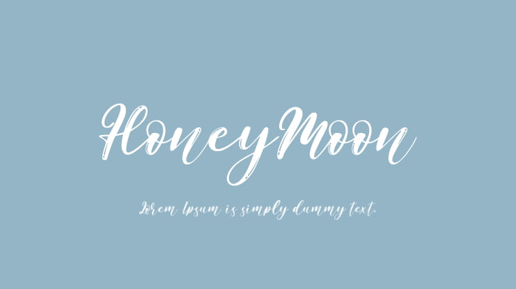 HoneyMoon Font