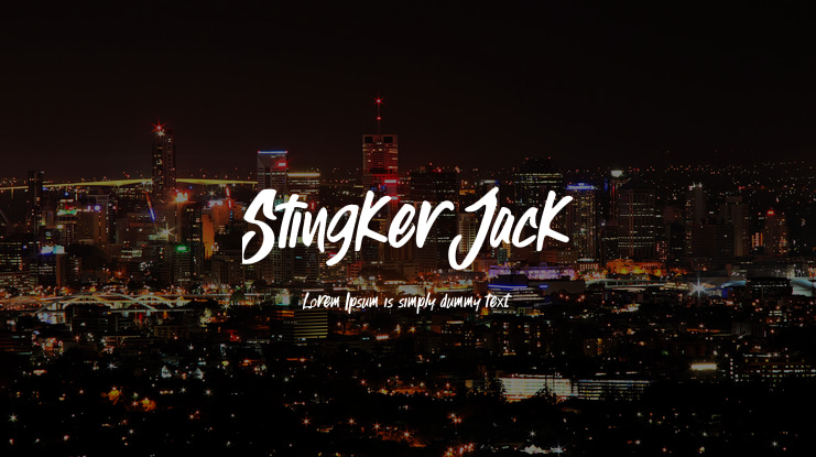 Stingker Jack Font