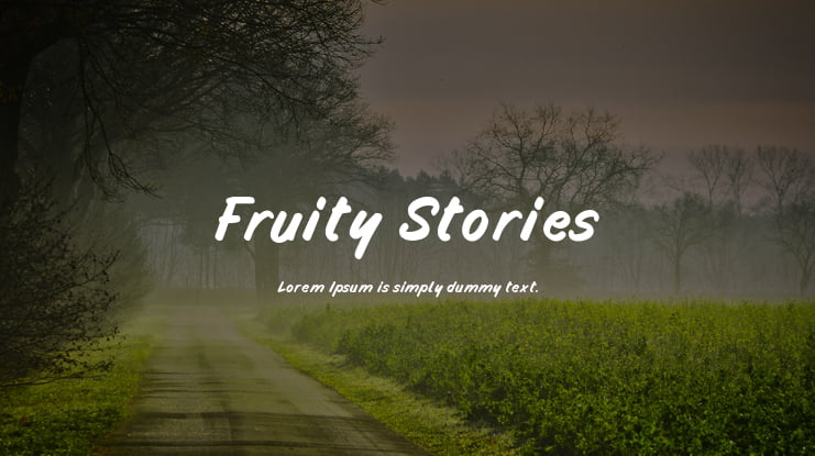 Fruity Stories Font