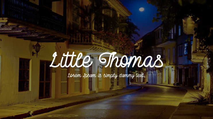 Little Thomas Font