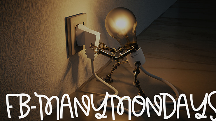 FB-ManyMondays Font
