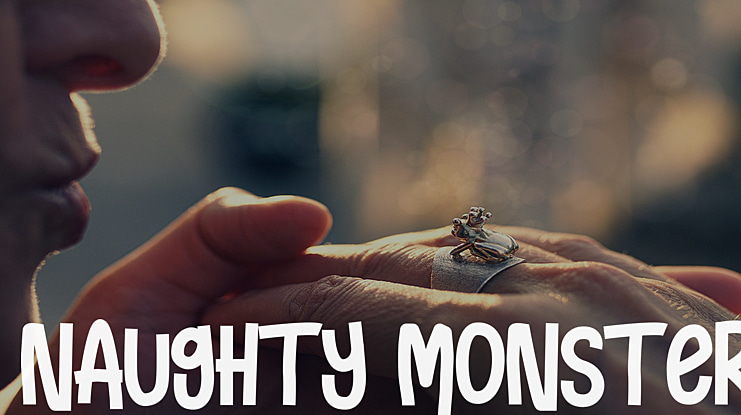 Naughty Monster Font