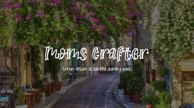Moms Crafter Font