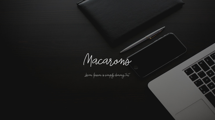 Macarons Font
