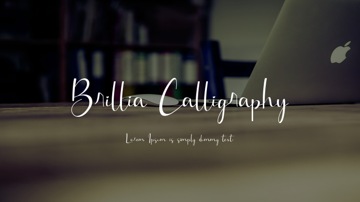 Brillia Calligraphy Font