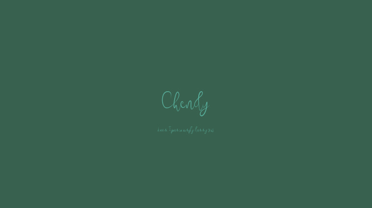 Chendy Font