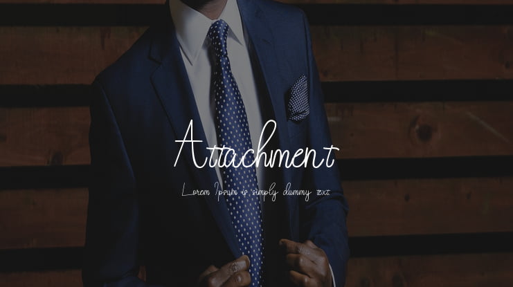 Attachment Font