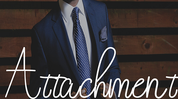 Attachment Font