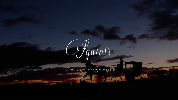Againts Font