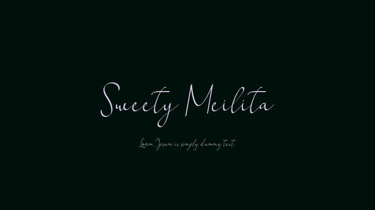 Sweety Meilita Font