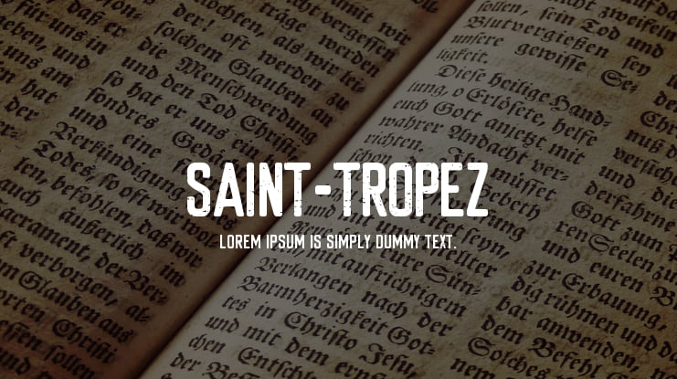 Saint-Tropez Font