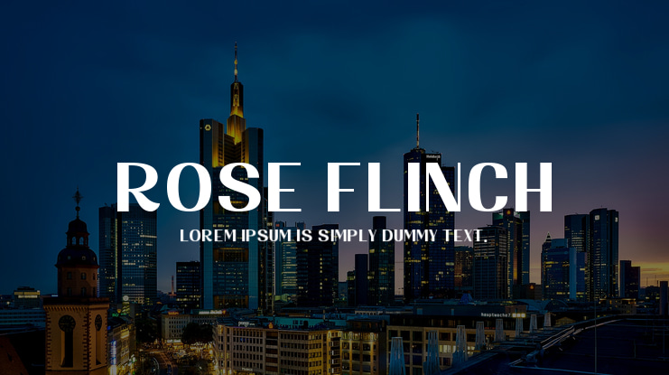Rose Flinch Font