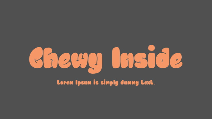 Chewy Inside Font Family