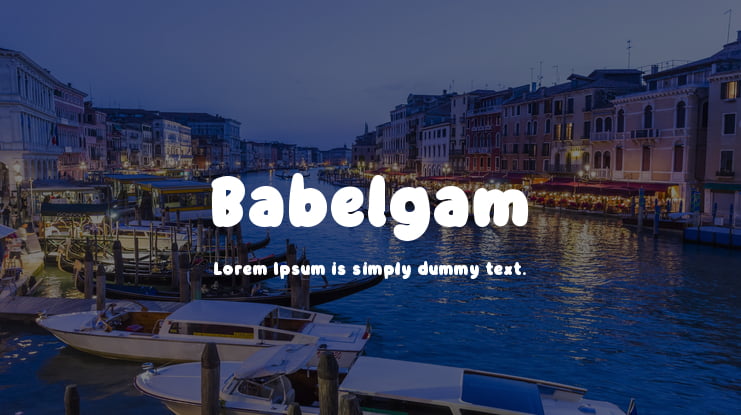 Babelgam Font